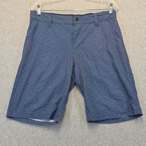 Distortion Tailored Fit Blue Stretch Shorts Size 33 – Casual Men’s Chino Style